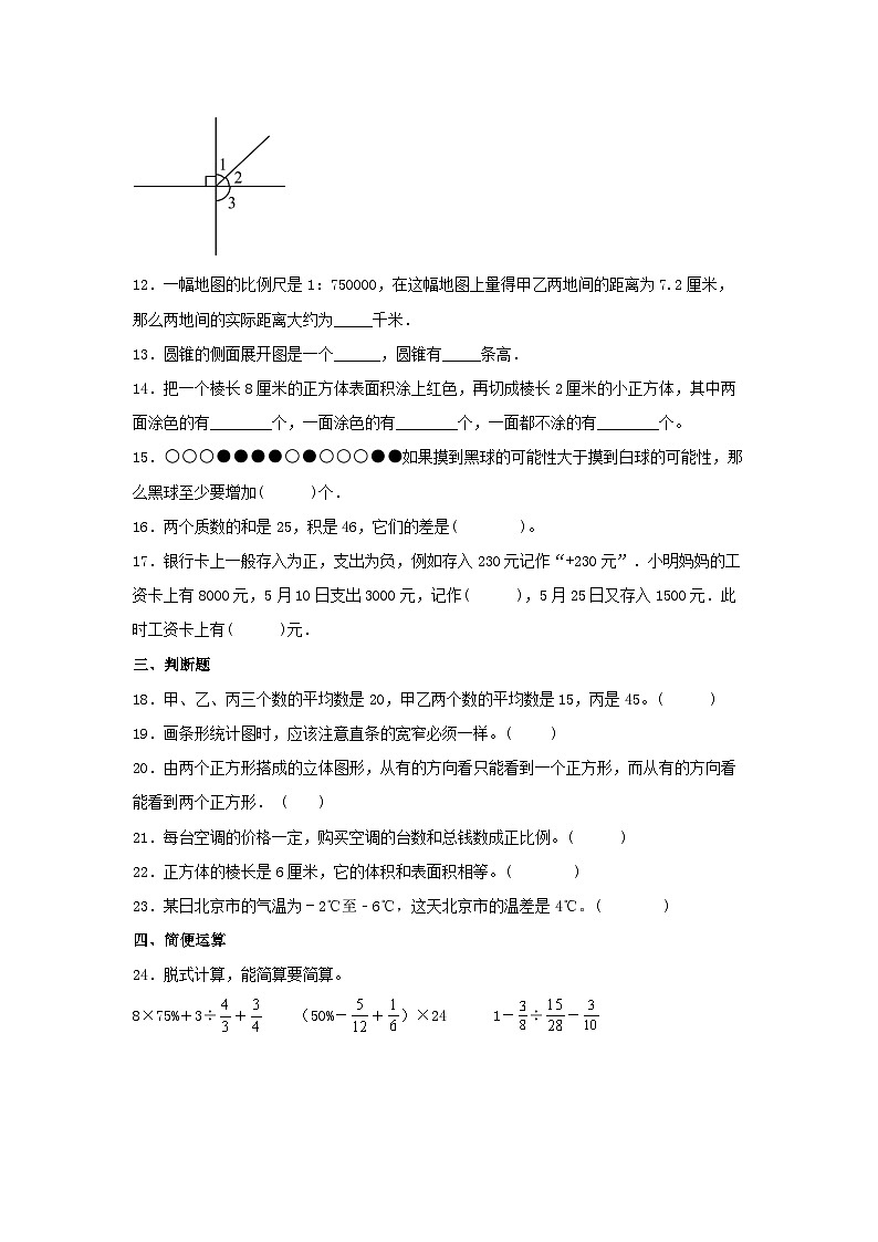 2025六年级小升初数学综合质量摸底检测卷（三）（详细解析）第2页