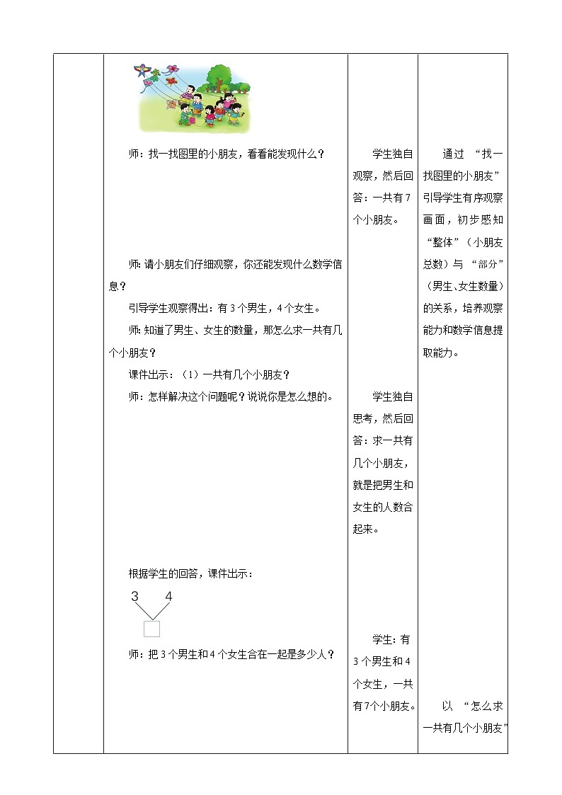 1.11《6、7的加减法》（教案） -2025-2026学年一年级数学上册 冀教版第3页