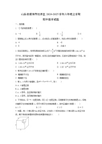 山东省威海市经开区2024-2025学年六年级上学期期中数学试卷(学生版)