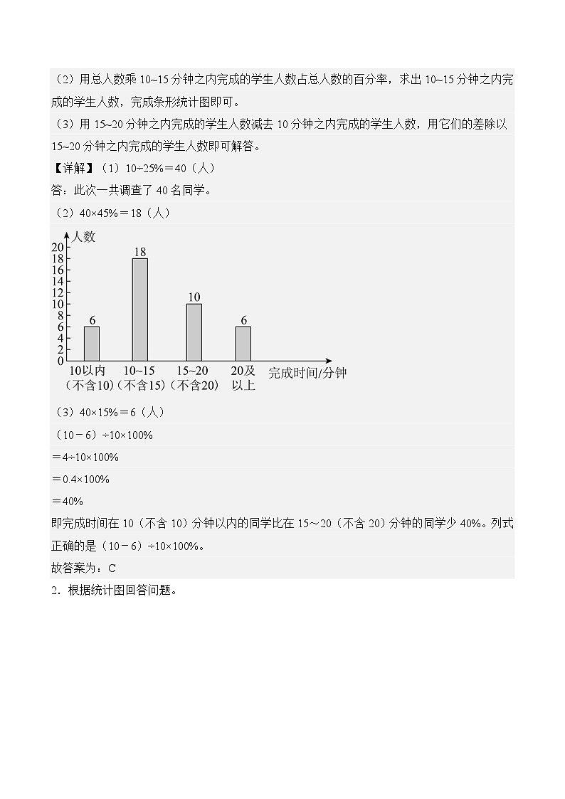 第七单元 扇形统计图（3种类型30道）期末专项训练 2026年六年级数学人教版（解析版）第2页