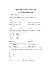 山东省莱阳市（五四制）2025-2026学年六年级上学期期中数学试卷（学生版）