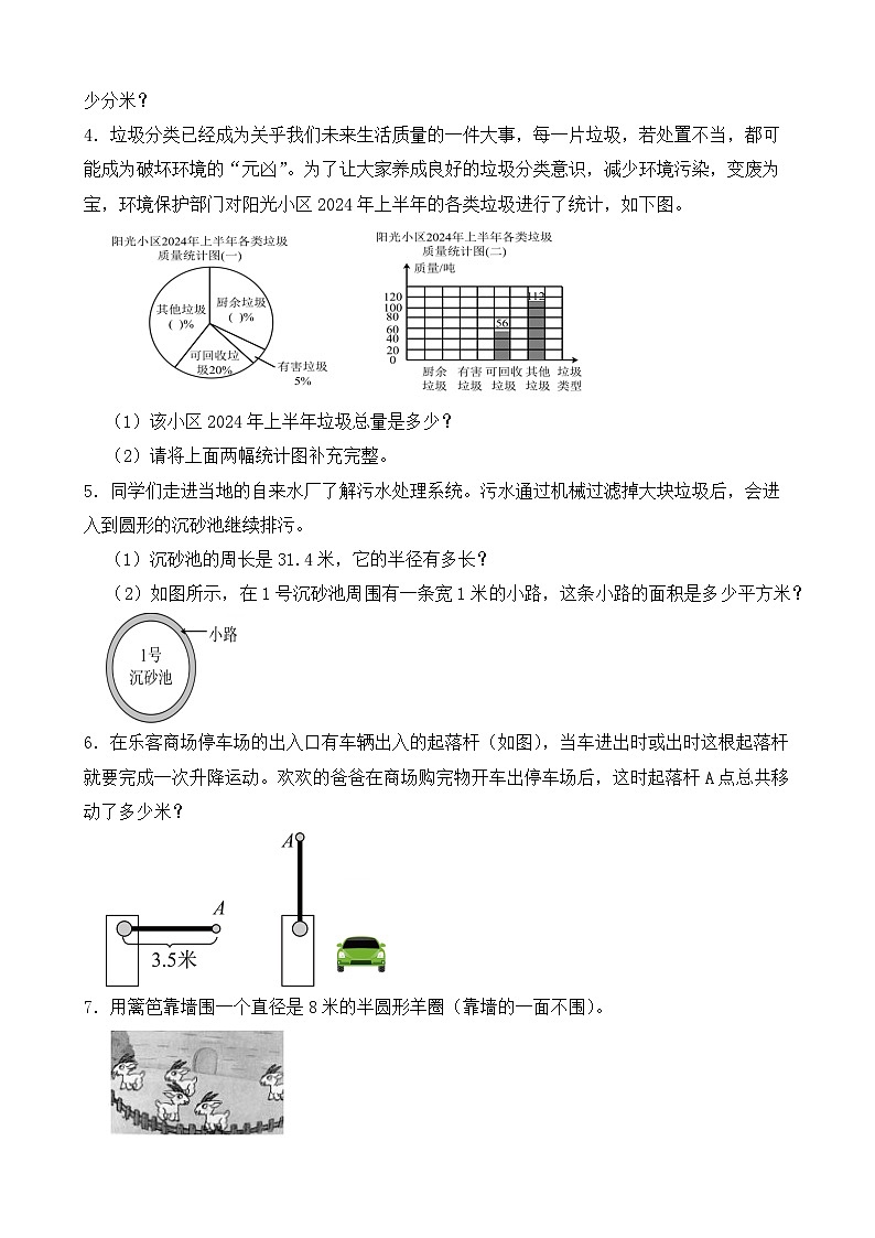 （期末考点）2025-2026学年六年级数学上册期末考点培优精练人教版专项06 应用题（含答案解析）第2页