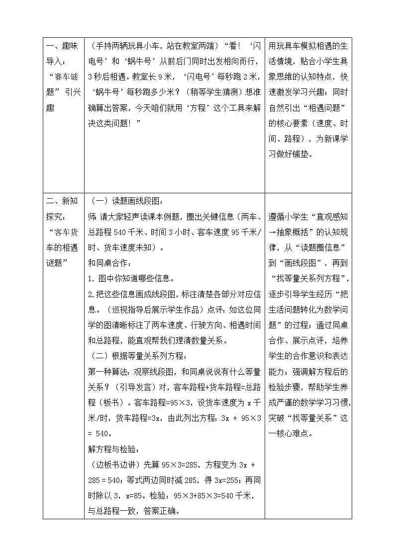苏教版数学五年级下册1.7《列形如ax±b×c=d的方程解决实际问题》教案第2页