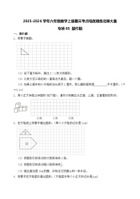 （期末考点）2025-2026学年六年级数学上册期末考点培优精练北师大版专项05 操作题（含答案解析）