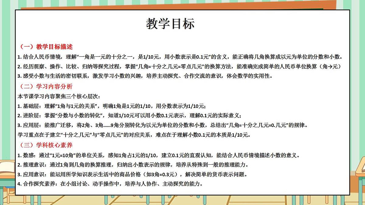 2026年春西师版小学三年级下册数学第三单元（小数的初步认识）3.2《初步认识小数-生活中的小数-人民币》课件第2页