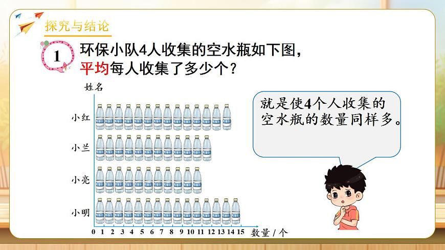 【任务型备课】人教版四年级下册-8.1  平均数（课件） 第7页