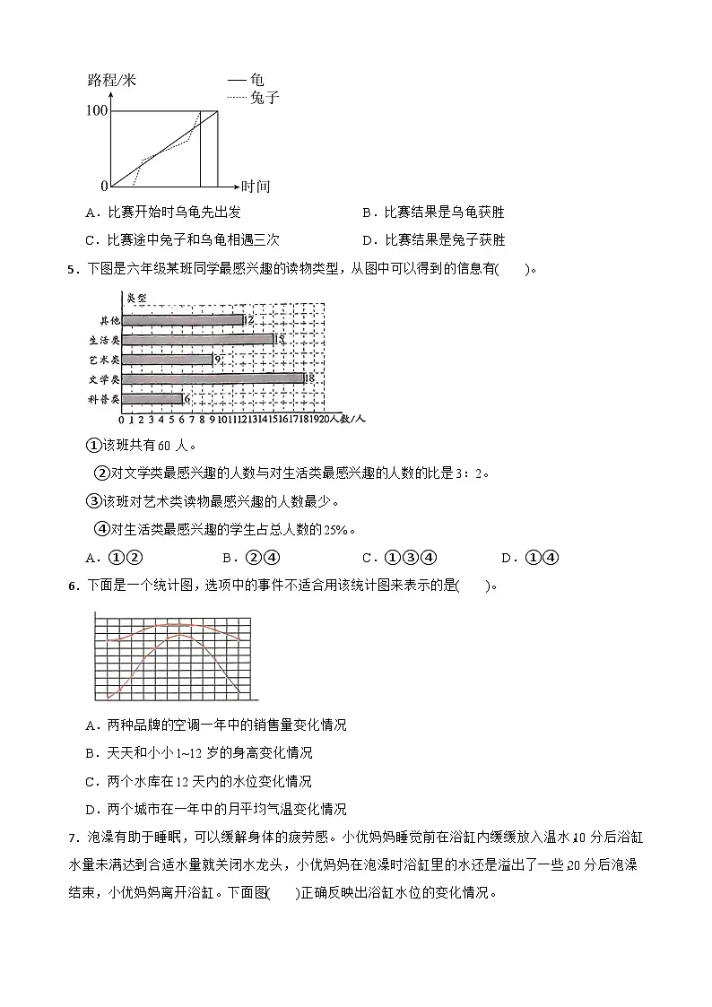2026年北师大版六年级下册数学《统计与概率》练习2（含答案解析）第2页