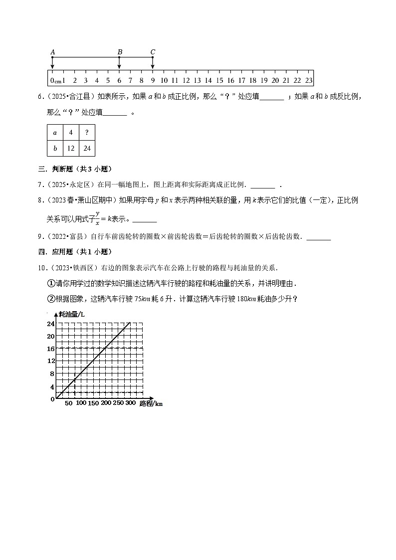 4.2.1正比例（练习 含解析-尖子生）2025-2026学年小学数学六年级下册同步分层 人教版第2页