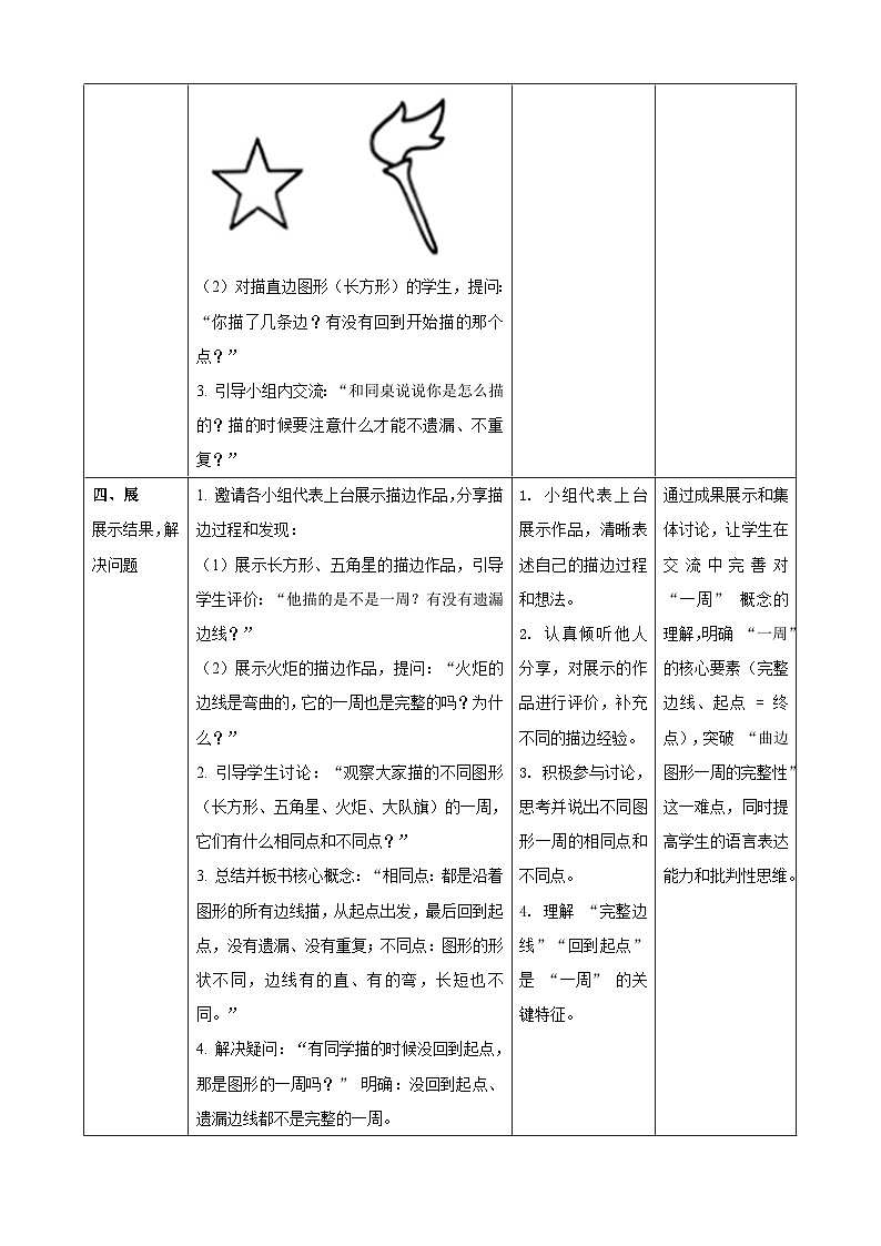 1.3《周长（1）》教案  2025-2026学年小学数学三年级下册  西南大学版第3页