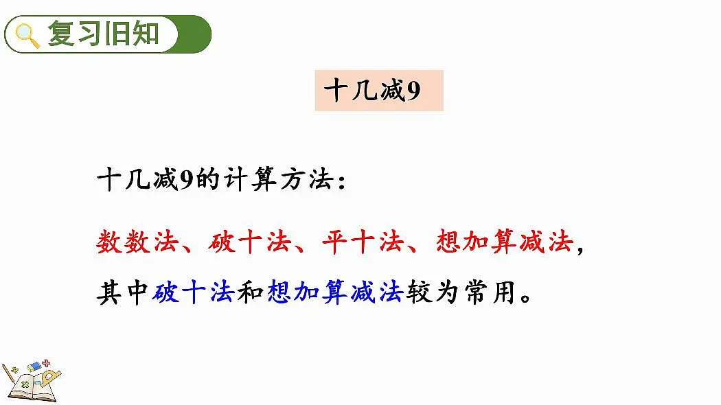 人教版（2024）数学一年级下册第二单元《20以内的退位减法》第2课时《练一练》教案第2页