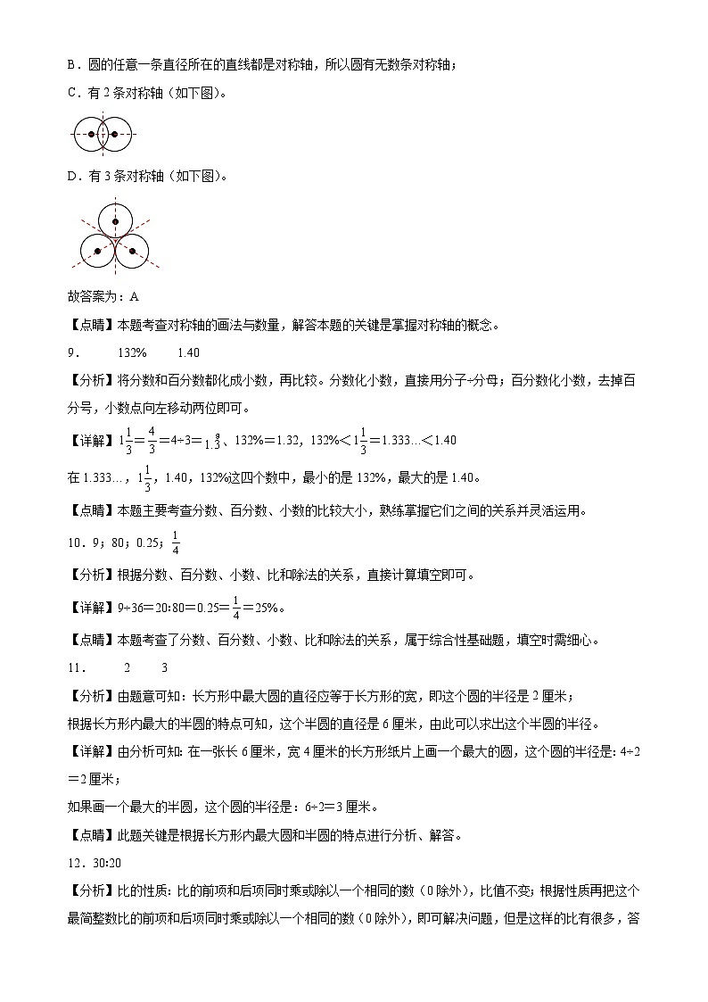 期末培优高频易错押题卷(试题)-六年级上册数学人教版解析版(4)-A4第3页