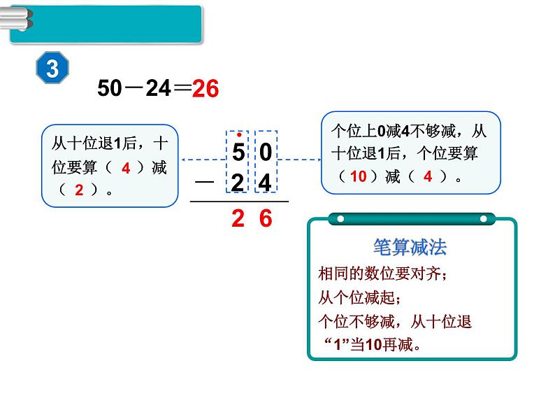 第6课时 退位减ppt课件05