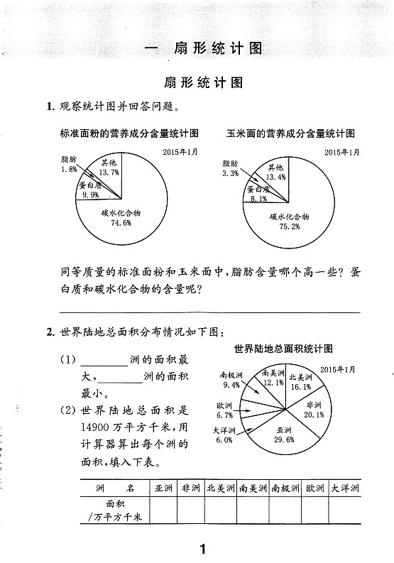 苏教版数学六年级下册补充习题（六下201902）全册01