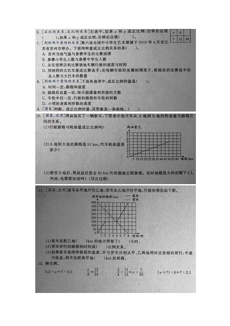 数学小升初总复习 重点专题训练 比与比例 通用版第2页