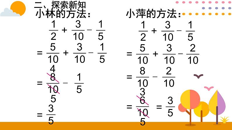 6.3.1 分数加减混合运算第6页