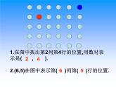 总50课时第八单元第3课时用数对表示点的位置 课件