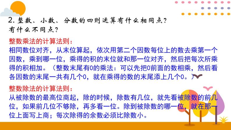 小學人教版6整理與複習1數與代數數的運算完美版課件ppt