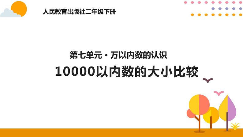 7.6  10000以内数的大小比较第1页