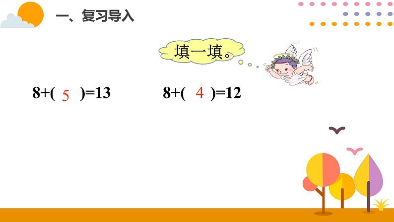 第3课时 十几减8ppt课件 - 人教版数学一年级下02