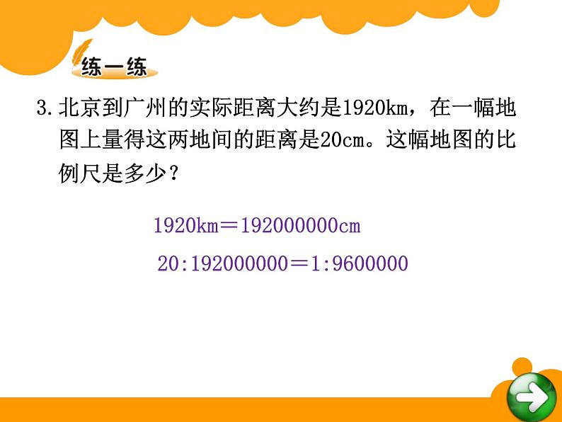 2.3比例尺PPT课件 - 北师大版数学六下08