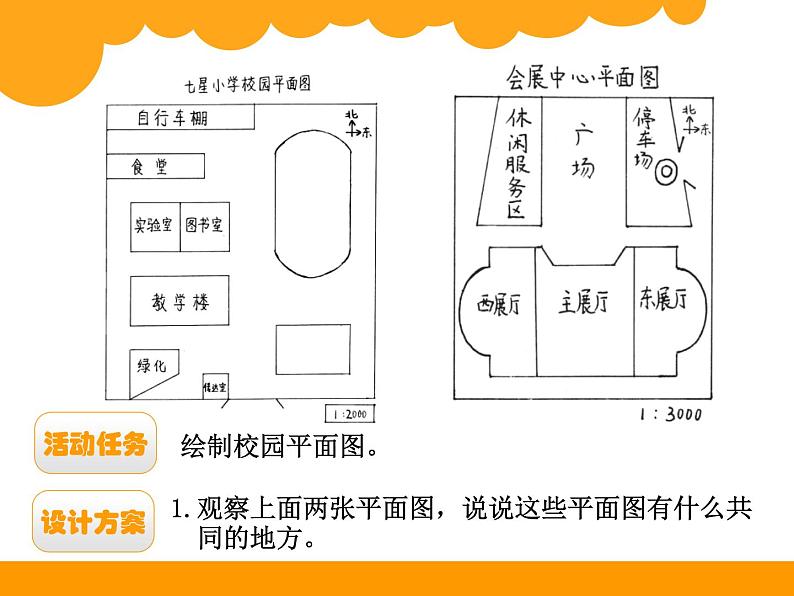 绘制校园平面图PPT课件 - 北师大版数学六下02