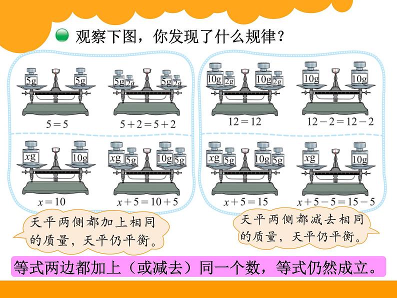 5.4解方程一 ppt课件 - 北师大数学四下03