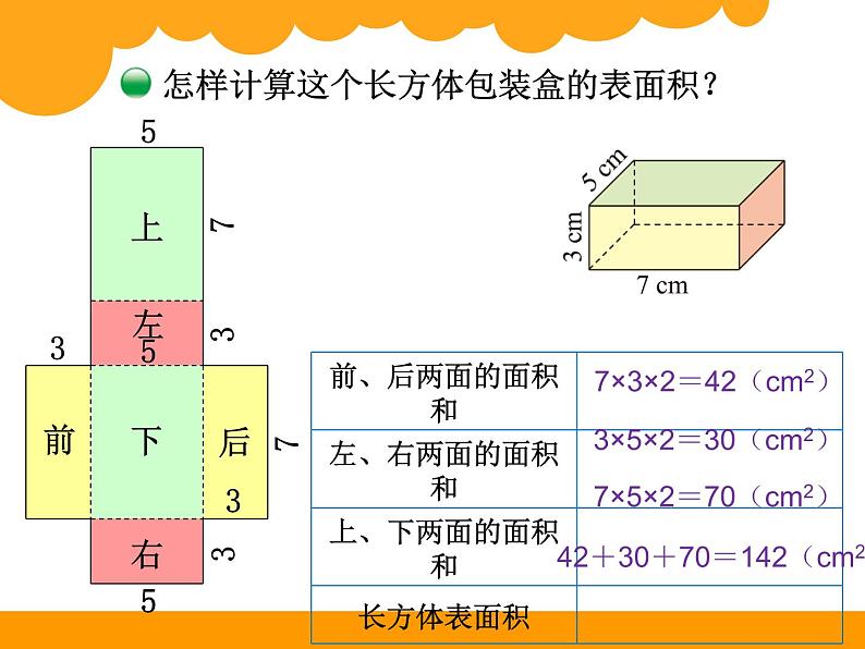 2.3长方体的表面积PPT课件 - 北师大版03