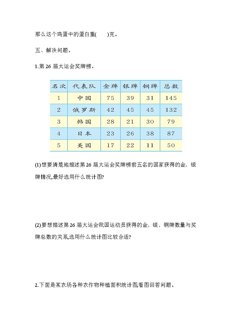 苏教版六年级下第一单元测试题03