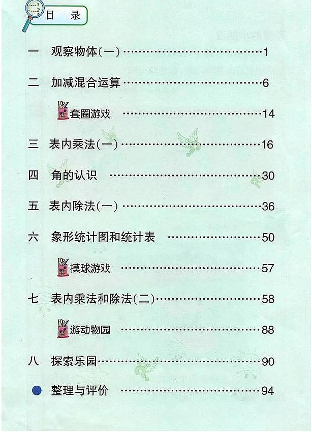 冀教版小学数学二年级上册电子课本2022PDF电子版03