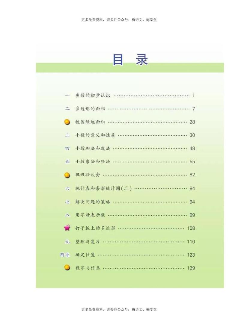 苏教版五年级数学上册电子课本2024高清PDF电子版03