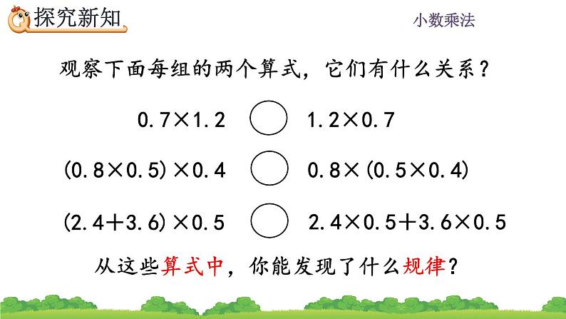 1.9 《整数乘法运算定律推广到小数》 课件04