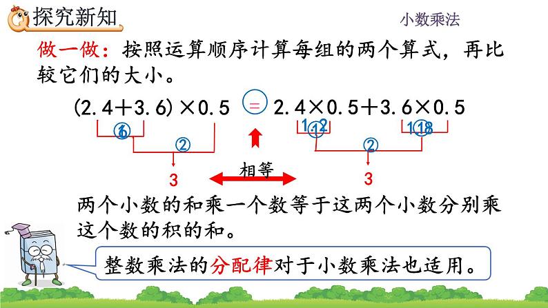 1.9 《整数乘法运算定律推广到小数》 课件07