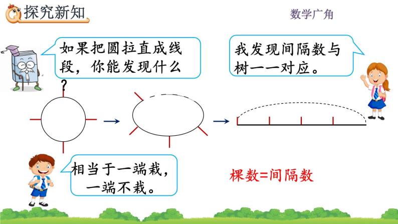 7.3 《封闭曲线上植树的问题》 课件08