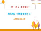 1.2《小数乘小数（1）》PPT课件