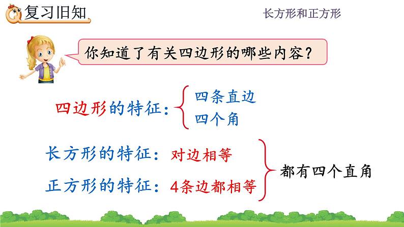 7.3 《认识四边形及长方形、正方形的特征--练习十七》课件02