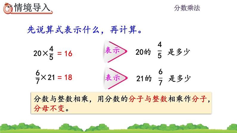 1.3 《分数乘分数的计算方法》课件第2页