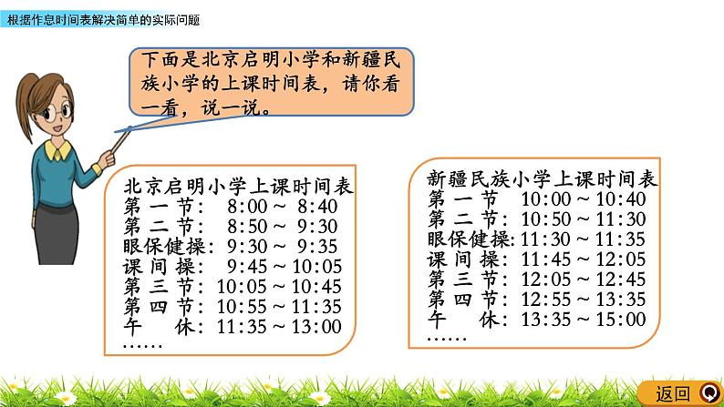 7.4《根据作息时间表解决简单的实际问题》课件第4页