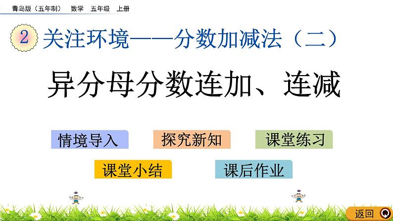 2.4 《异分母分数连加、连减》 课件01