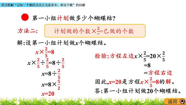 6.4 《用方程解“已知一个数的几分之几是多少，求这个数”的问题》 课件06