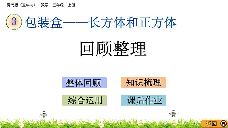 3 《长方体和正方体》回顾整理 课件01