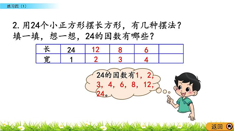 3.6 《 因数与倍数---练习四（1）》 课件第8页