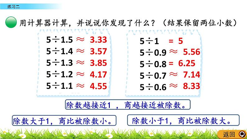 1.11 《小数除法---练习二》 课件第3页