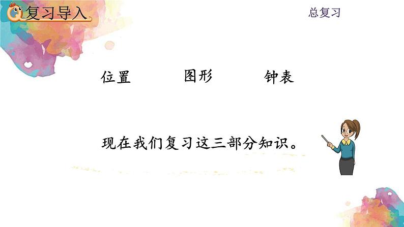 9.3总复习《认识位置、图形、钟表》课件02