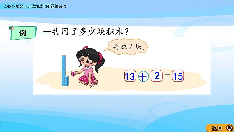 7.3《20以内数的不进位加法和不退位减法》课件第7页