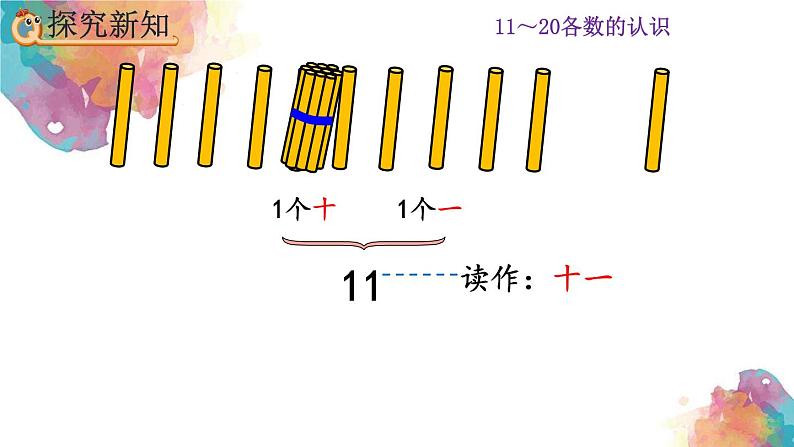 6.1《11～20各数的组成和读法》课件第5页