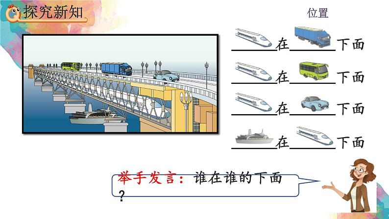 2.1《 认识“上、下、前、后”》课件06