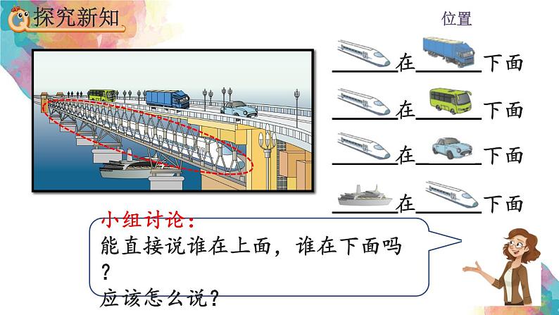 2.1《 认识“上、下、前、后”》课件07