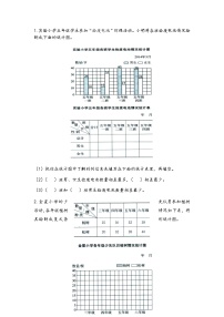 数学五年级上册六 统计表和条形统计图（二）免费课时作业