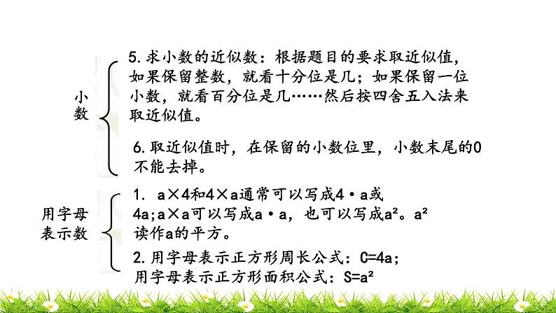 9.1 《小数、负数的初步认识、用字母表示数》 课件第6页