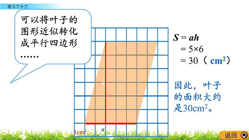 5.11 《多边形的面积计算---练习二十二》 课件05